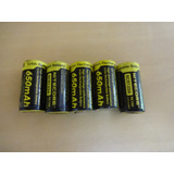 5 Baterias Litio Cr123a Recarregavel Nitecore Pilha Nl166