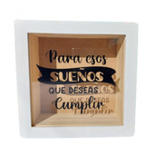 Alcancía De Madera Personalizada 21x21 Cm