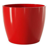 Vaso Cachepô Cerâmico Munique Vermelho 11 - Japi