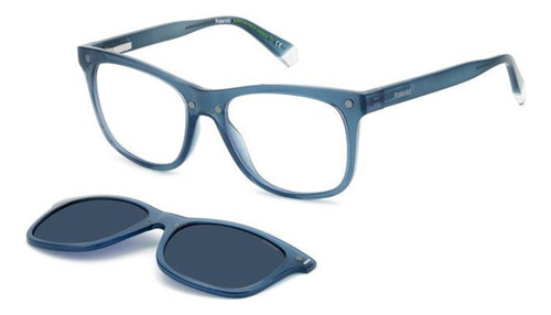 Lentes Polaroid Pld6202/cs Pjp Blue Clip On Polarizado