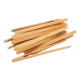 50 Pinzas De Bambú Para Tostadas, Pinzas De Bambú Para Tosta