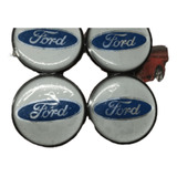 Juego X4 Centros De Llanta Eb Ra 49mm Ford