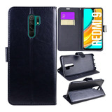  Capa Capinha Carteira + Peli Vidro Para Xiaomi Redmi 9 6.53