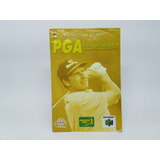 Apenas O Manual - Pga European Tour - Nintendo 64 - Original