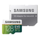 Tarjeta De Memoria Samsung 128gb 100mb/s (u3) Microsd Evo