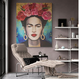 Cuadro En Lienzo Tayrona Store Frida Kahlo 001 40x50cm