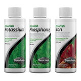 3 Abono Acuario Plantad Potassium Phosphorus Iron 100ml C/u 