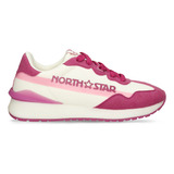 Tenis Casuales Fucsia North Star Islandia Retro Nova 500 Muj