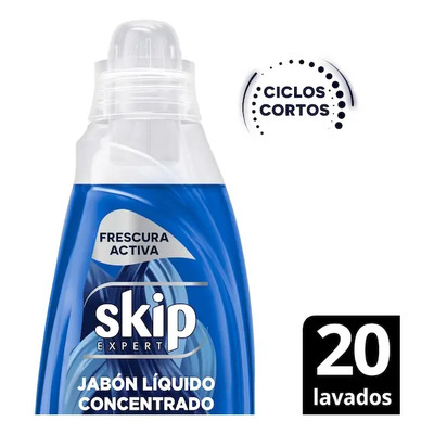 Jabón líquido Skip Ciclos Cortos Frescura Activa frescura activa botella 800 ml | MercadoLibre