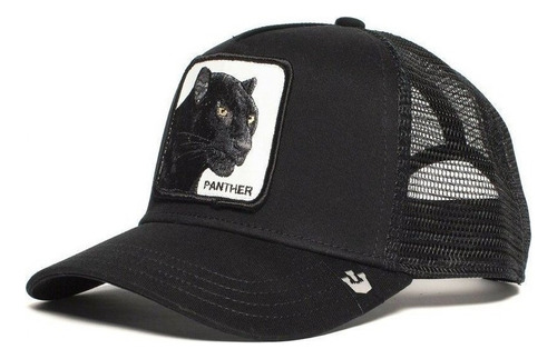 Gorra De Malla Con Protección Solar Y Bordado De Animal [u]