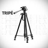 Tripé Câmera Profissional Canon 1,80 Mts + Suporte Celular