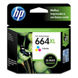 Cartucho Hp 664xl Colorido Original 