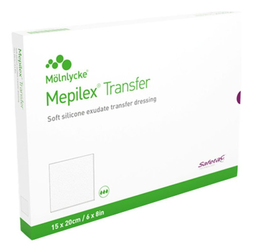 Curativo Mepilex Transfer 15x20cm Molnlycke 1 Unidade