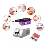 Set Pulidor Uñas Profesional Electrico, Manicure Y Pedicure