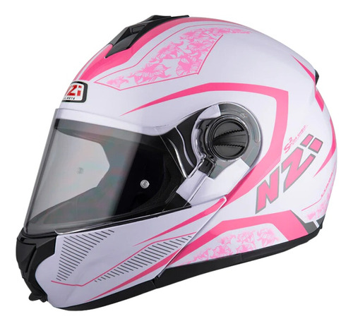 Casco Moto Rebatible Nzi Flippy Black  -motoclick