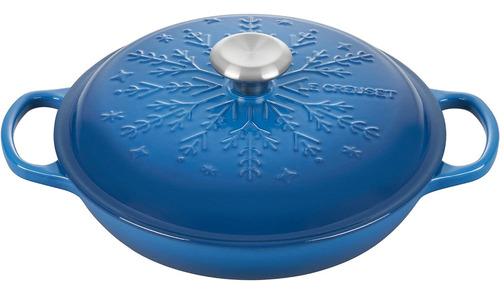 Colección Le Creuset Noel: Exclusivo Brasero De Hierro Fundi