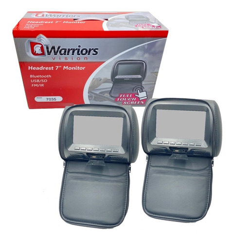 Cabeceros Carro Warriors Pantalla 7  Con Control - Usb Y Sd