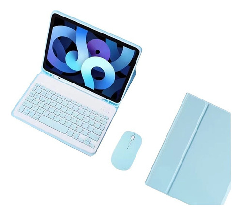 Capa Para Tablet + Teclado Bluetooth + Mouse Para iPad Mini6