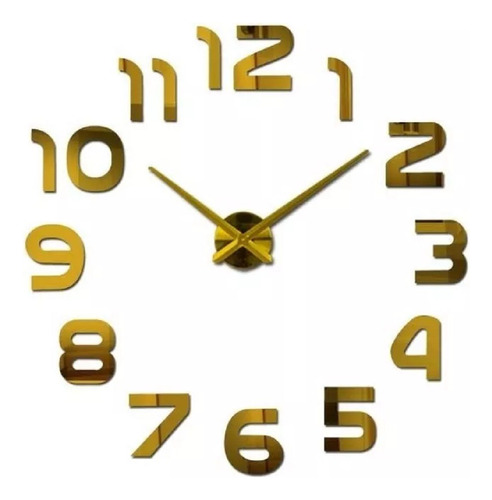 Reloj De Pared Plano Hogar Decorativo Diseño Moderno Grande