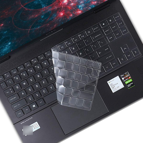 Protector De Teclado Transparente Para Hp Omen 15-ek000