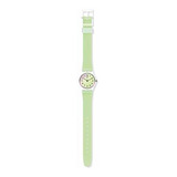 Reloj De Cuarzo Para Mujer Con Correa De Silicona, Verde, 16