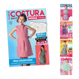 Pack 5 Revistas Costura Vestidos Nenas Moldes Tamaño Real