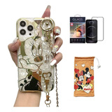 Funda De Minnie Para iPhone 14 Pro Max 6.7 Con Correa