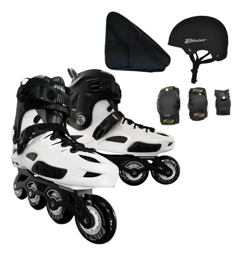 Patines B1 Freeskate Profesional +protecciones+casco+mochila