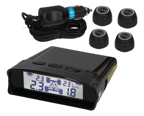 Kit Sensor Presion Neumaticos Bluetooth Bateria Tpms Vexo