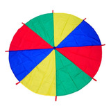 Paracaídas Infantil Con 8 Manijas Multicolor Juguete De