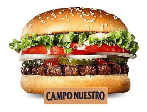 Hamburguesas Gigantes Campo Nuestro + Pan Fargo + Aderezo