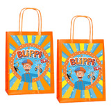 Bolsas Kraft Blippi Cotillon 12 Unidades 