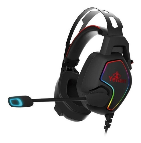 Headset Gamer Yeyian Ydv-33403 Usb, 3.5mm, Negra C/ Rojo Vic