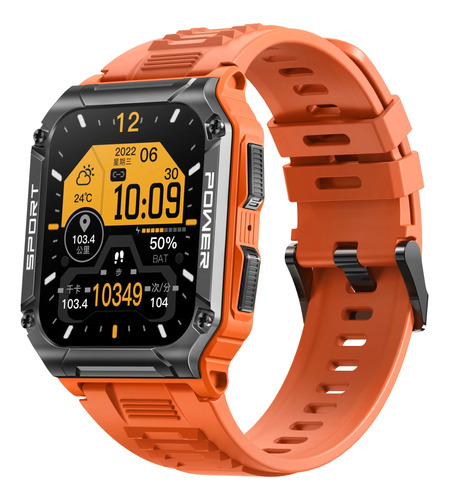 Reloj Smartwatch Nx6 Bluetooth, Brújula, Llamadas, Ip68 