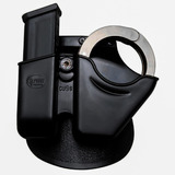 Kit Porta Esposas Y Porta Cargador Glock 9mm S&w Model 100