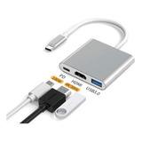 Adaptador Usbc 3.1 Tipoc Hdmi Usb Para Samsung Dex S8 S9 S10