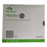 Caja De 5 Parches Mepilex Ag 10x10 Cm Antimicrobial