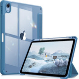 Funda Transparente Para iPad De Gen 10 (azul Marino)