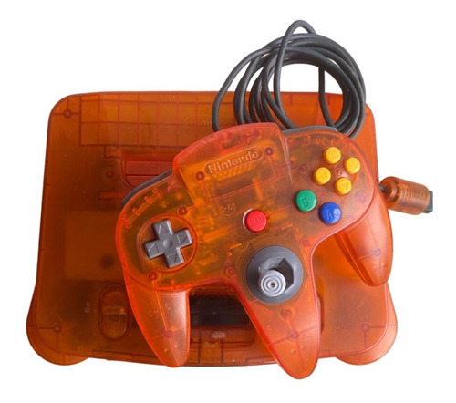 Consola Nintendo 64 Color Naranja N64 Usada