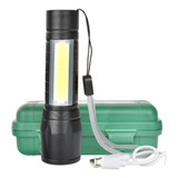 Mini Lampara Tactica Recargable Usb Led Super Iluminacion