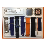 Smartwatch Serie 9 Ultra 2, Kit 7 Pulseiras E Case