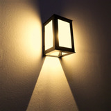 Artefacto Luz Exterior C Lámpara Led Potente 12watt Pack X8u