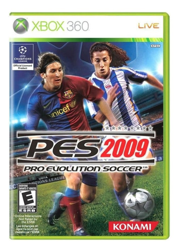 Jogo Pro Evolution Soccer 2009 - Xbox 360 Original Lacrado