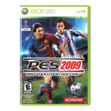 Jogo Pro Evolution Soccer 2009 - Xbox 360 Original Lacrado