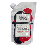 Creme Pimenta Negra Termo Ativo Sachê De 1kg D'agua Natural