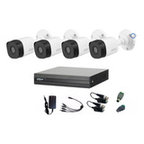 Kit 4 Cámaras 1080p Dahua 500 Gb Baluns Dvr 8 Canales