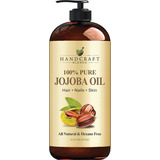 Handcraft Aceite De Jojoba 16 Onzas Líquidas, Aceite De Jo.