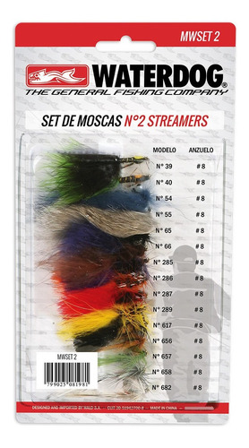 15 Moscas Pesca Streamers Secas Ninfas Trucha Tarucha Fly