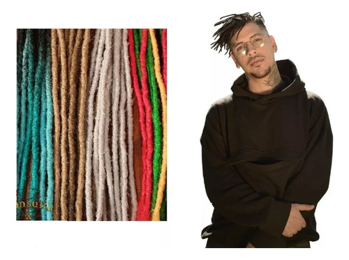 Extensiones Dreadlocks - Rastas Sintéticas Micro De 10 Cm