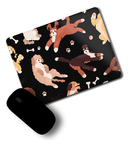 Mousepad Pet Cachorro Voando Desenho Cute 